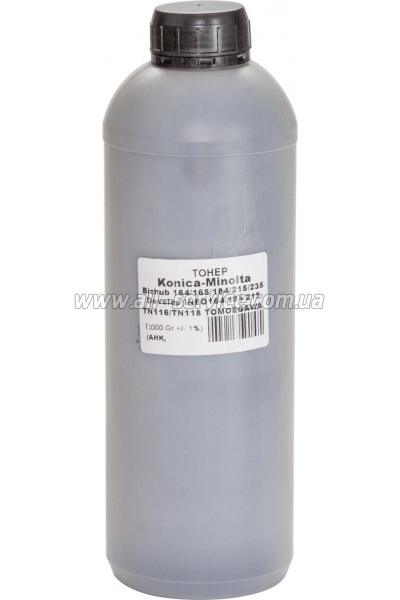 Тонер АНК Konica Minolta Bizhub 164/ 165/ 184 бутль 1000г (3202676) Тонер АНК Konica Minolta Bizhub 164/ 165/ 184 бутль 1000г (3202676)