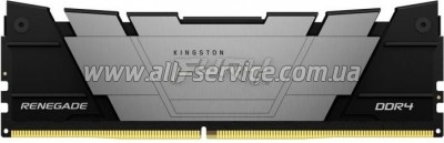     DDR4 32GB 3600 MHz Fury Renegade Black Kingston Fury (ex.HyperX) (KF436C18RB2/32)