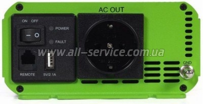 ������������� �������� 12V/230V 500W (1000W peak power) ������ ��������� EnerGenie (EG-PWC-PS500-01)