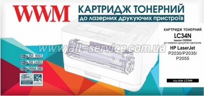 �������� WWM HP LJ P2035/ 2055 ������ CE505A/ Canon 719 (LC34N)