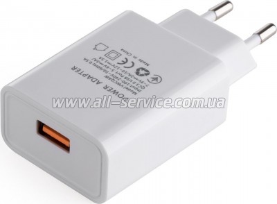 �������� ������� Vinga QC3.0 Quick 1xUSB 18W Max (VWCQAW)