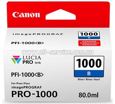  Canon PFI-1000B Blue (0555C001)