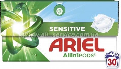    Ariel Pods All-in-1 Sensitive Skin    30 . (8700216766012)