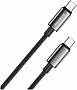 ���� ������ USB-C to USB-C 2.0m 5A 100W zinc alloy braided black ColorWay (CW-CBPDCC099-BK)
