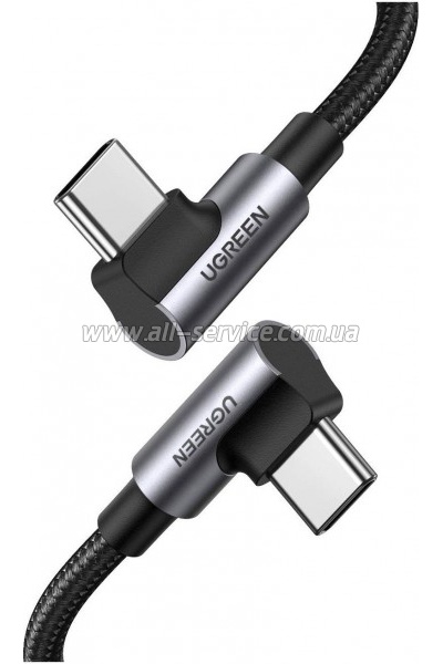 ���� ������ USB-C to USB-C 1.0m 100W black Ugreen (70696)