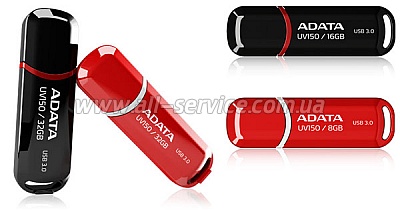  ADATA 64GB USB 3.0 UV150 Black (AUV150-64G-RBK)