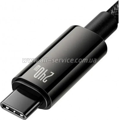 ���� ������ USB-C to USB-C 3.0m 240W black Baseus (CAWJ040201)
