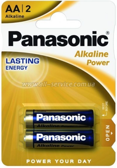  Panasonic LR06 Alkaline Power * 2 (LR6REB/2BP)