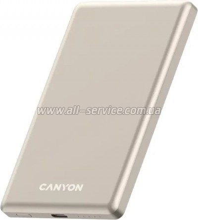   Canyon 5000mAh OnPower 505 slim Magsafe PD/20W Beige (CNS-CPB505BE)