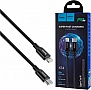 ���� ������ USB-C to Lightning 2.0m 3A 20W nylon X14 black HOCO (6931474752208)