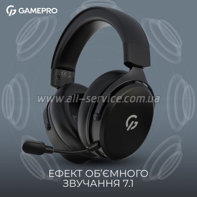 �������� GamePro Asgard Skadi Wireless Black (HSW191B)