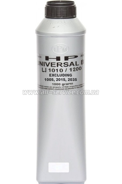 Тонер IPM HP LJ 1010/ 1200/ 1320 Universal бутль 1000г (TB116-5) Тонер IPM HP LJ 1010/ 1200/ 1320 Universal бутль 1000г (TB116-5)