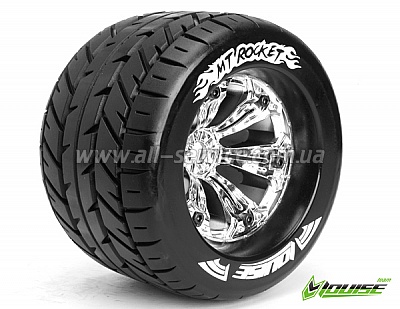 Колеса Louise Monster 1/8 MT-ROCKET без вылета хром 2шт (L-T3217C) Колеса Louise Monster 1/8 MT-ROCKET без вылета хром 2шт (L-T3217C)