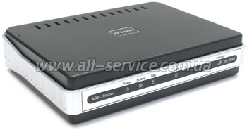 - D-Link DSL-2500U/ BRU/ D ADSL2+ Ethrnet w/ splitter (DSL-2500U/BRU/D)