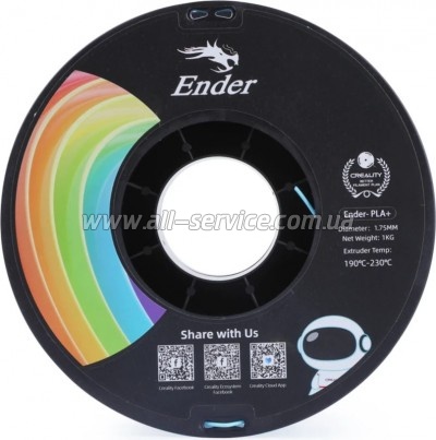 ������� ��� 3D-�������� Creality PLA+ 1��, 1.75��, blue (3301010310)