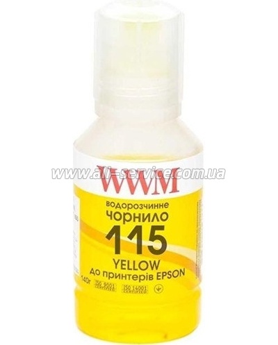 Чернила WWM Epson 115 Epson L8160/ L8180 140г Yellow (E115Y-WWM) Чернила WWM Epson 115 Epson L8160/ L8180 140г Yellow (E115Y-WWM)
