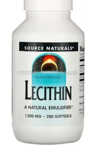  Source Naturals  1200, 200   (SNS-00617)