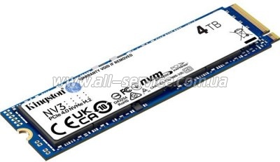  SSD M.2 2280 4TB Kingston (SNV3S/4000G)