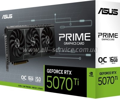 ASUS GeForce RTX5070 Ti 16GB PRIME OC (PRIME-RTX5070TI-O16G)