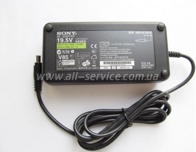 ���� ������� � �������� Sony 150W, 19.5V, 7.7A, 6.5/4.4(pin inside) (VGP-AC19V18 / A40282)