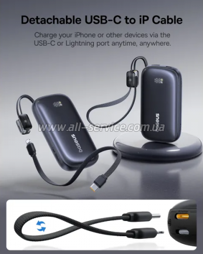 ������� ������������� Baseus EnerFill FC21 Qpow 3 Ultra 20000mAh PD 45W Black (E0027P00)