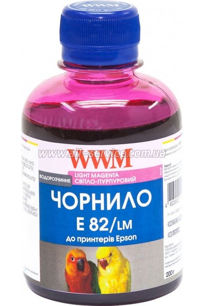  WWM 200 Epson Stylus Photo R270/ R390/ R1400/ RX590 Light Magenta (E82/LM)