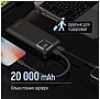 Батарея универсальная ColorWay 20000mAh Optimal Power PD 22.5W Black (CW-PB200LPB5BK-PDD) Батарея универсальная ColorWay 20000mAh Optimal Power PD 22.5W Black (CW-PB200LPB5BK-PDD)