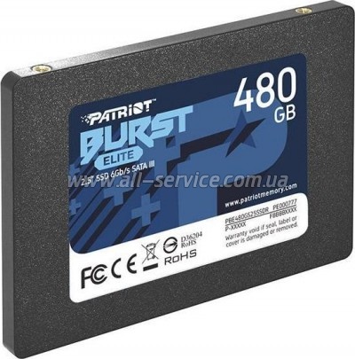 SSD  PATRIOT Burst Elite 480 GB (PBE480GS25SSDR)