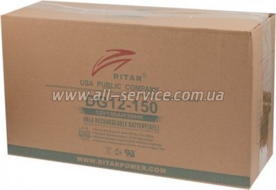    Ritar GEL DG12-150, 12V-150Ah (DG12-150)