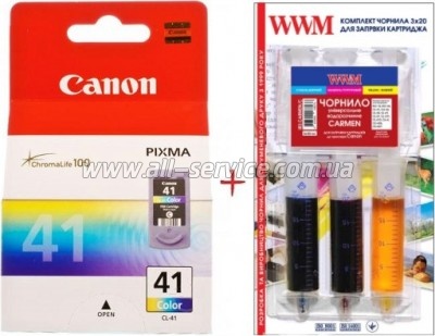  CL-41 Canon Pixma MP210/ MP450 +   Color (Set41-inkC)