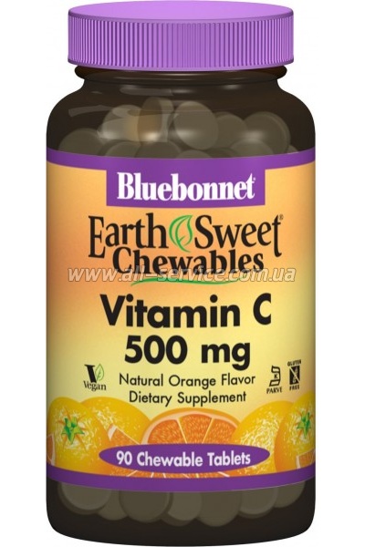  Bluebonnet Nutrition  , 500,  , Earth Sweet Chewables, 90 (BLB-00505)