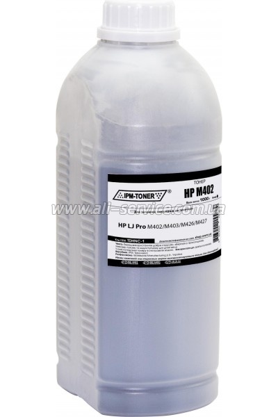 Тонер IPM HP LJ Pro M402/ M403/ M426/ M427 бутль 1000г (TDHNC-1) Тонер IPM HP LJ Pro M402/ M403/ M426/ M427 бутль 1000г (TDHNC-1)