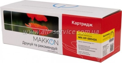 �������� Makkon HP CLJ CP1215/ CP1515/ CM1312 ������ CB542A Yellow (MN-HP-SB542A)
