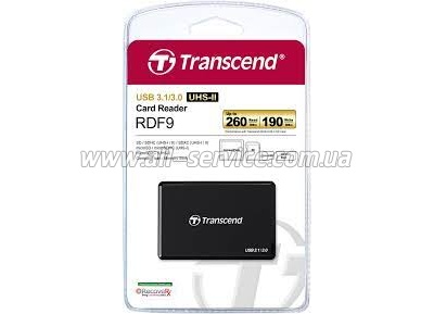  Transcend USB 3.1 RDF9K UHS-II Black (TS-RDF9K2)