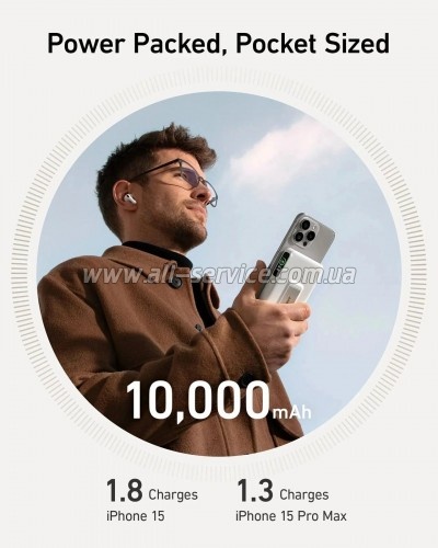 ������� ������������� Anker 10000mAh MagGo PD 27W white (A1654G21)
