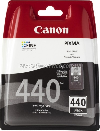  PG-440Bk Canon Pixma MG2140/ MG3140 +   Black (Set440-inkB)