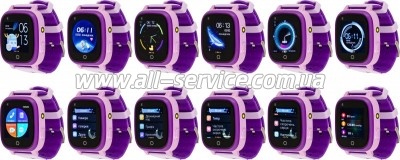 �����-���� Amigo GO005 4G WIFI Kids waterproof Thermometer Purple (747019)