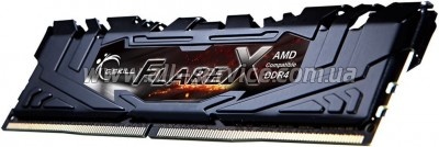     DDR4 16GB (2x8GB) 3200 MHz FlareX Black G.Skill (F4-3200C16D-16GFX)