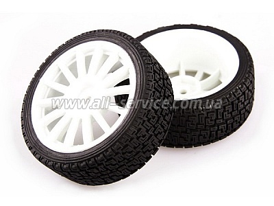 Колеса LC Racing ралли 1/14, 1/10 белые 2шт (LC-6004) Колеса LC Racing ралли 1/14, 1/10 белые 2шт (LC-6004)