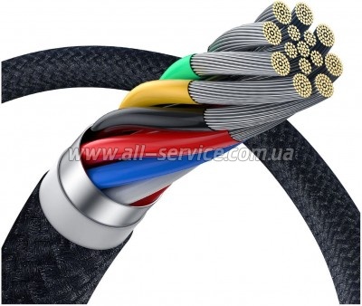 ���� ������ USB-C to USB-C 1.5m 100W USB3.2 20Gb black Baseus (P10318204111-00)