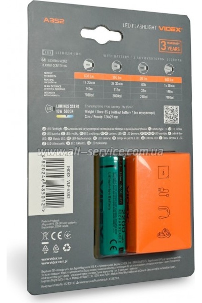 ������ Videx VLF-A352