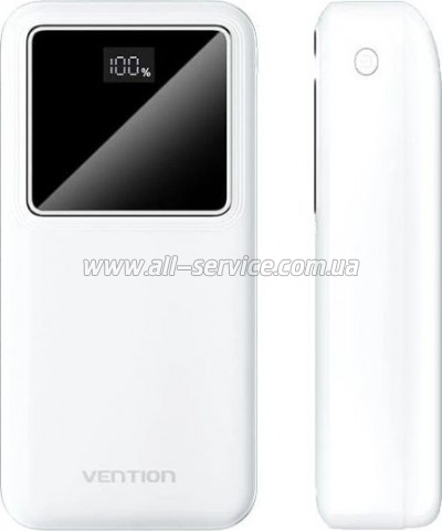 ������� ������������� Vention 30000mAh 22.5W  White (FHMW0)