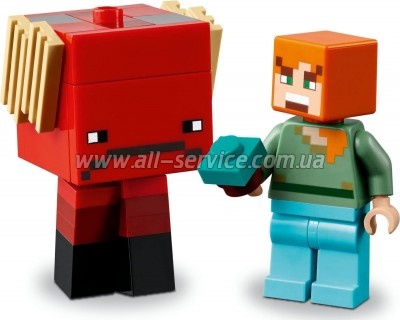 ����������� LEGO Minecraft ����� � ����� � ������ (21266)