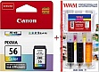  CL-56 Canon Pixma E404/ E464 +   Color (Set56-inkC)