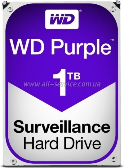  1TB Western Digital 64MB PURPLE (WD10PURZ)