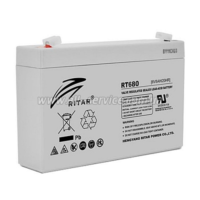 Аккумуляторная батарея к ИБП Ritar AGM RT680 6V 8Ah (RT680) Аккумуляторная батарея к ИБП Ritar AGM RT680 6V 8Ah (RT680)