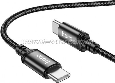 ���� ������ USB-C to USB-C 1.0m Wind 60W X89 black HOCO (6931474784384)