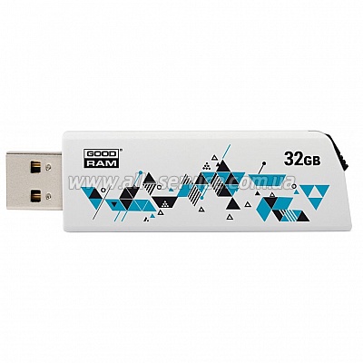  Goodram 32GB Cl!ck White USB 2.0 (UCL2-0320W0R11)