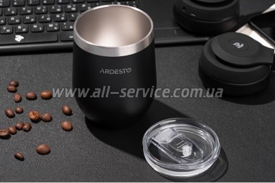  Ardesto Compact Mug 350  Black (AR2635MMB)