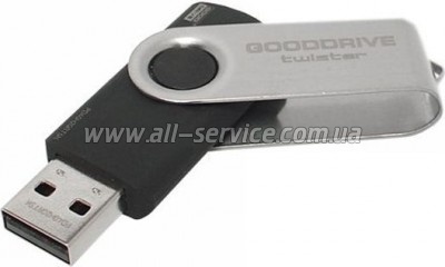  GOODRAM 8GB Twister Black USB 2.0 (UTS2-0080K0R11)